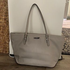 Beautiful, Nine West, Taupe bag. Multi sections.